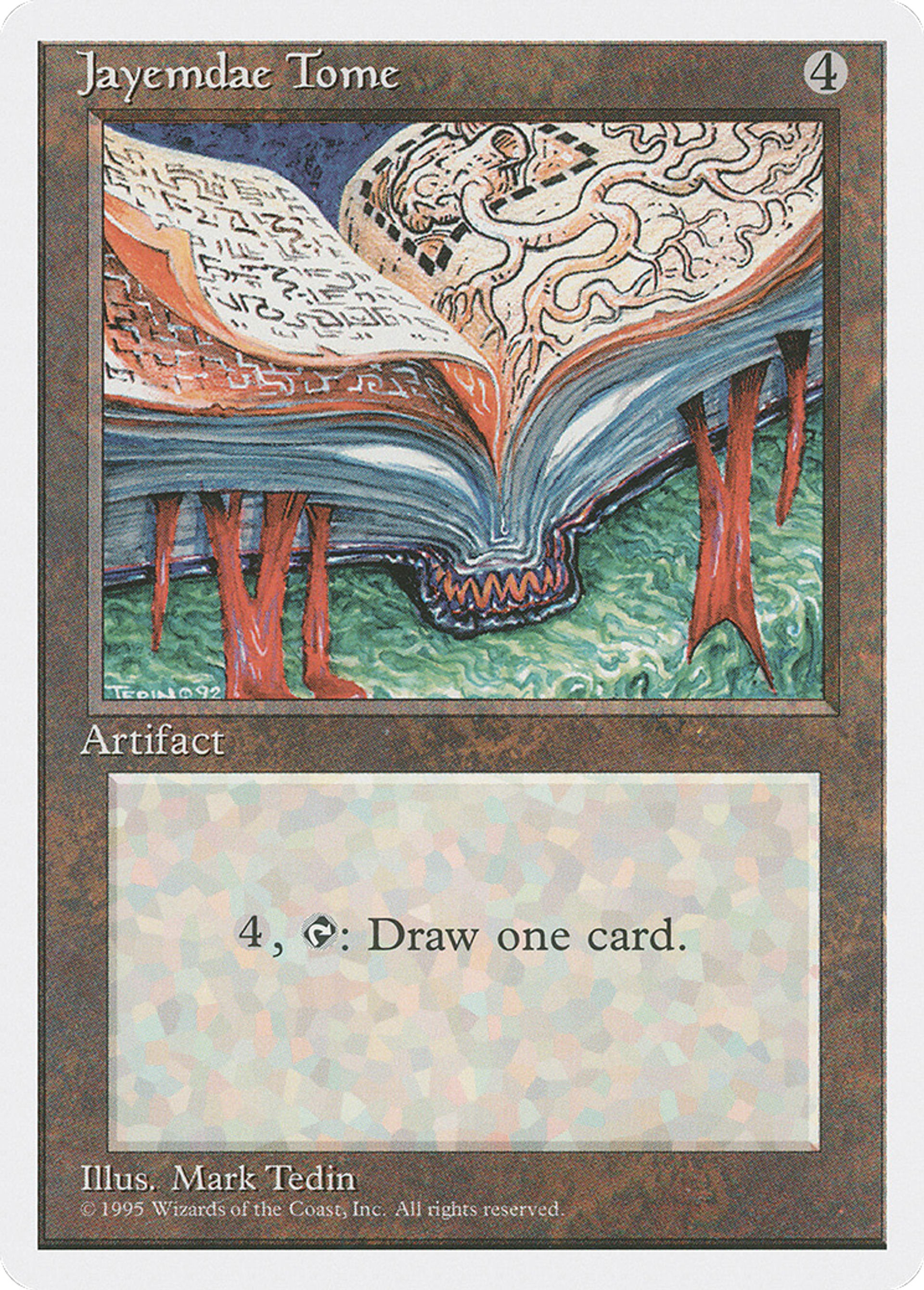 Jayemdae Tome — Fourth Edition — Magic: The Gathering