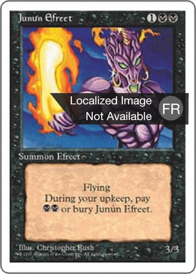 Éfrit djunúnide — Fourth Edition — Magic: The Gathering