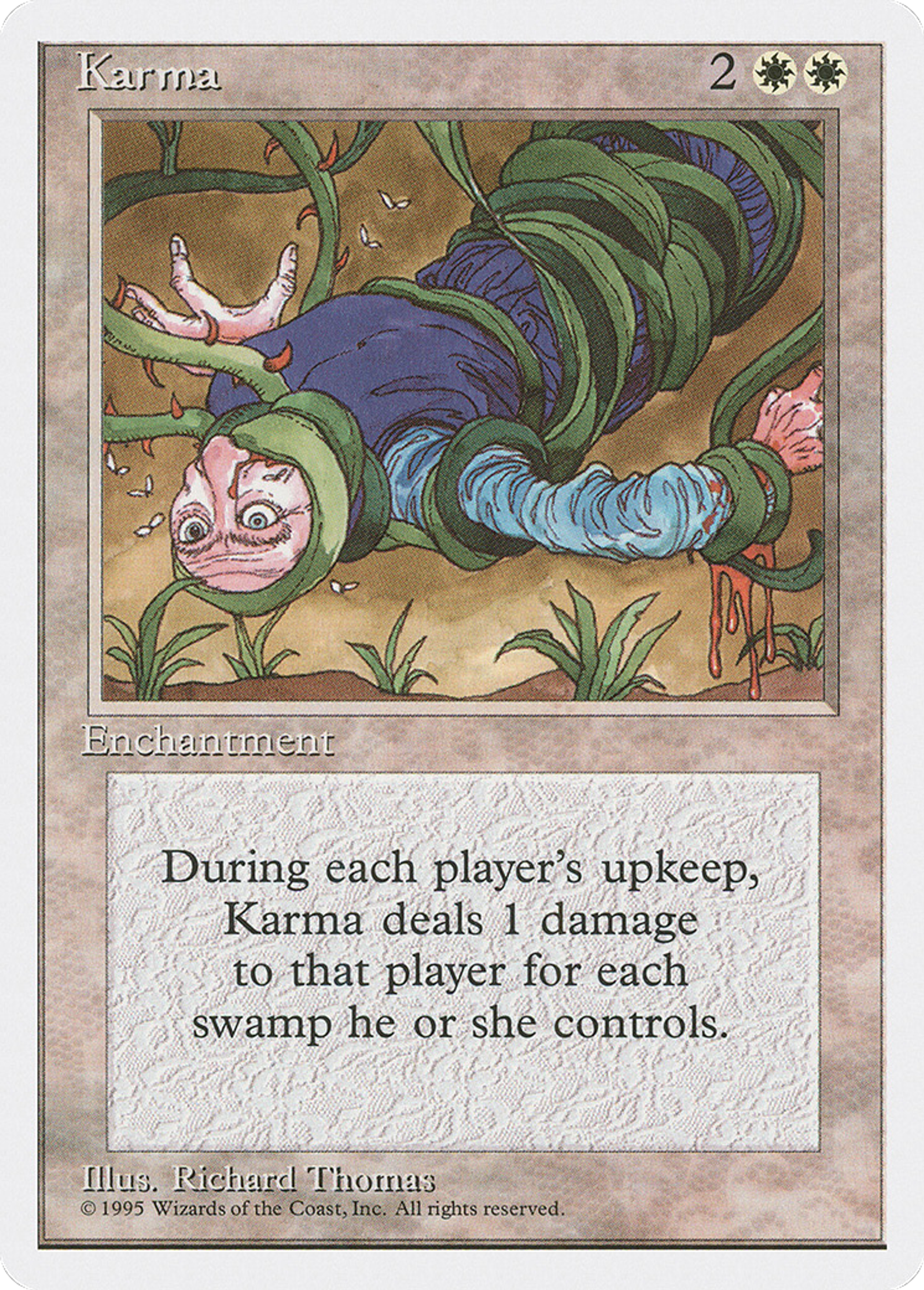Karma — Fourth Edition — Magic: The Gathering