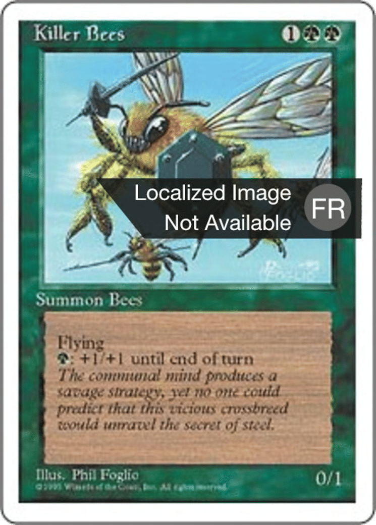 Abeilles tueuses — Fourth Edition — Magic: The Gathering