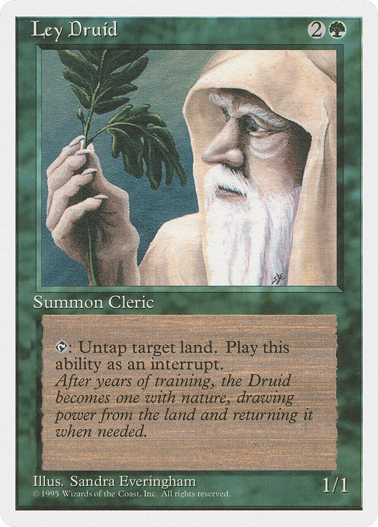 Ley Druid — Fourth Edition — Magic: The Gathering
