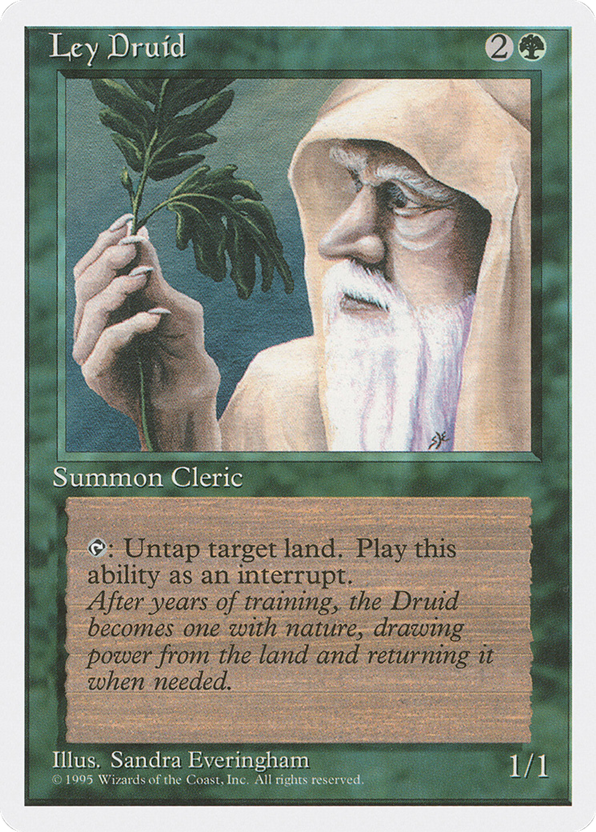 Ley Druid — Fourth Edition — Magic: The Gathering