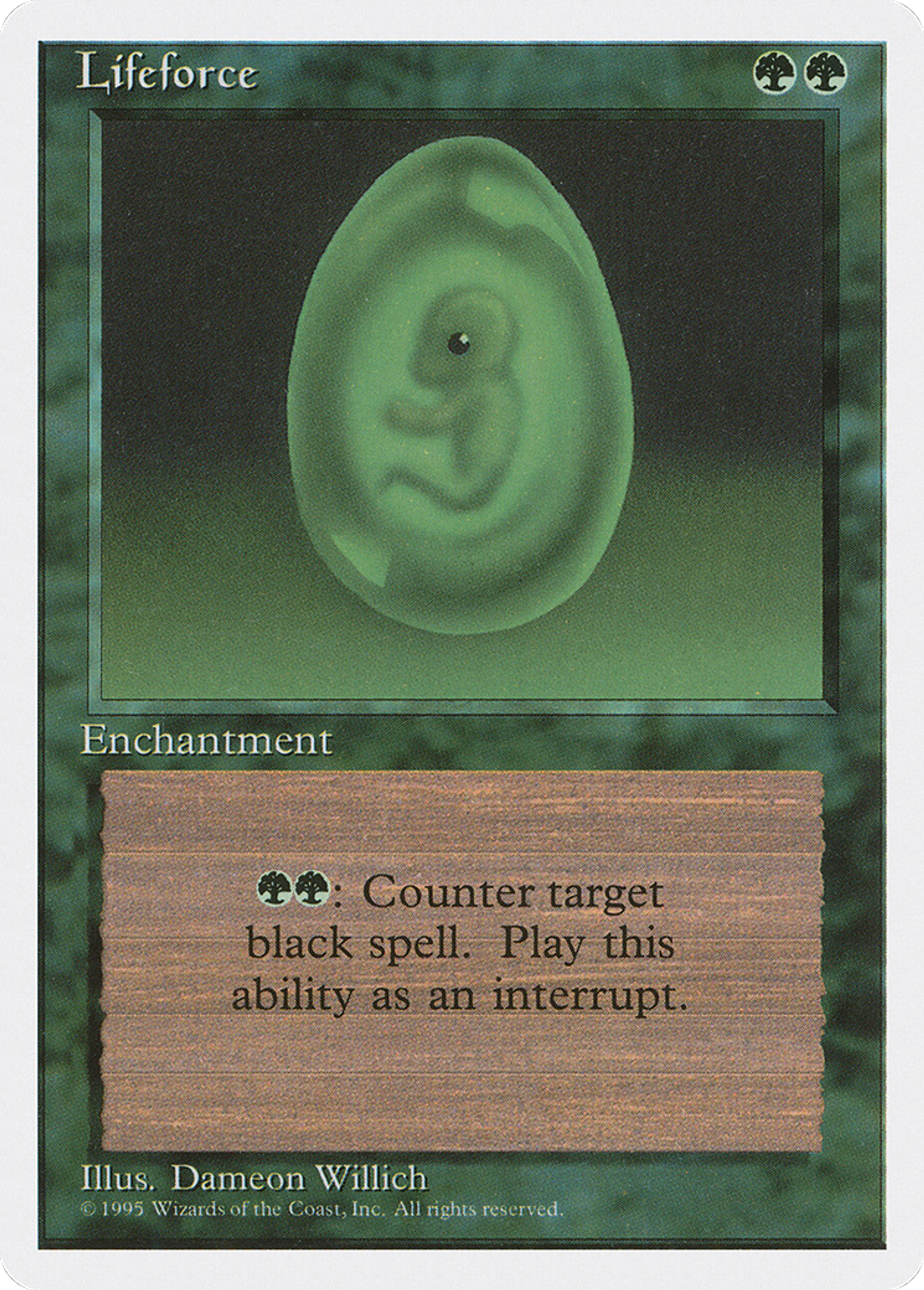 Lifeforce — Fourth Edition — Magic: The Gathering
