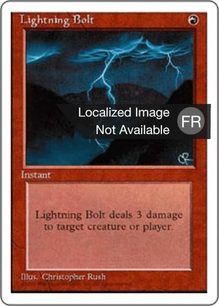 Foudre — Fourth Edition — Magic: The Gathering