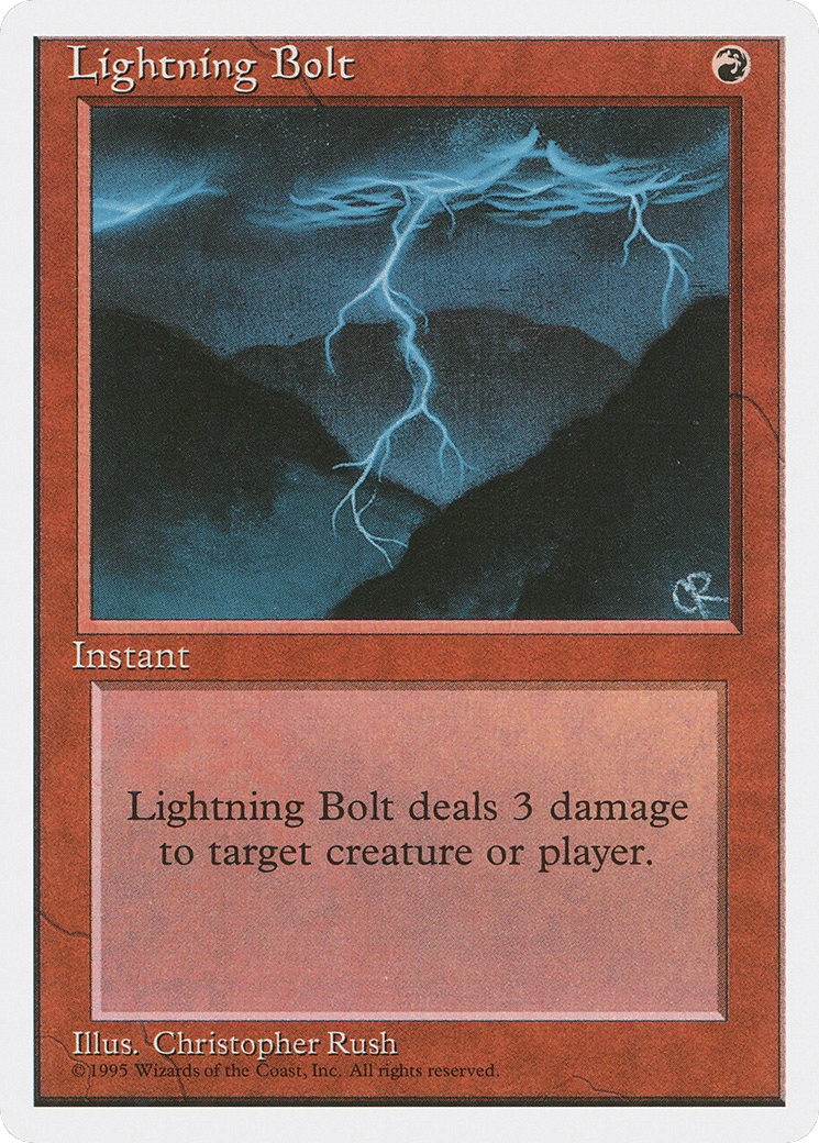 Foudre — Fourth Edition — Magic: The Gathering
