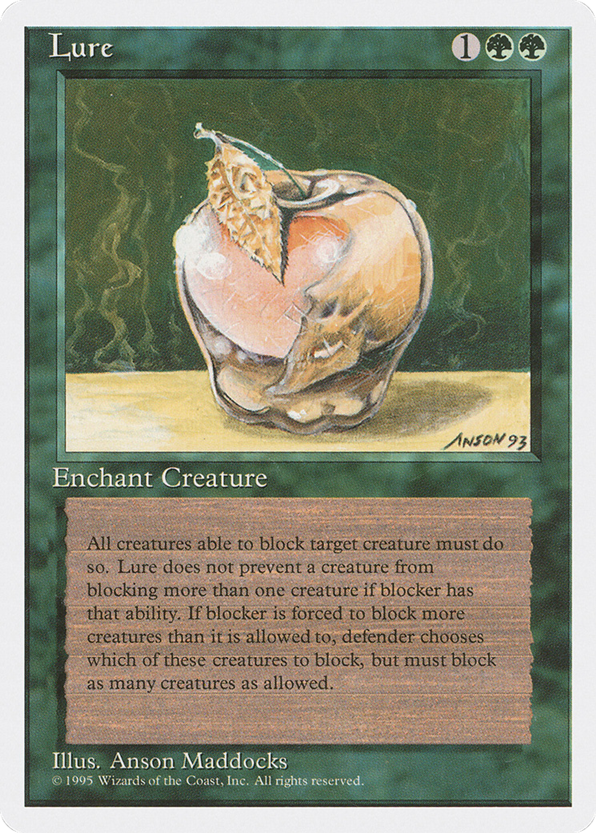 Lure — Fourth Edition — Magic: The Gathering