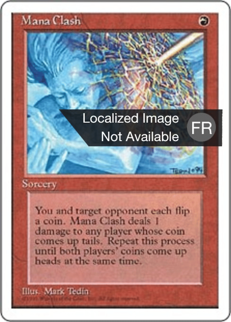 Choc de mana — Fourth Edition — Magic: The Gathering