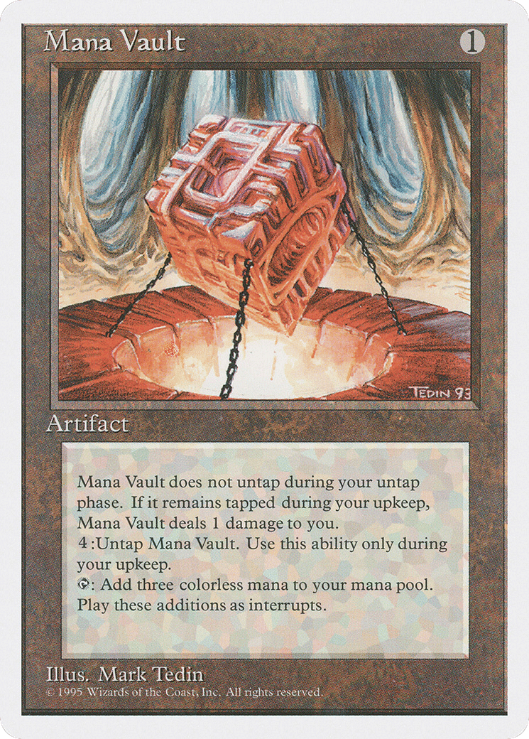 Mana Vault — Fourth Edition — Magic: The Gathering
