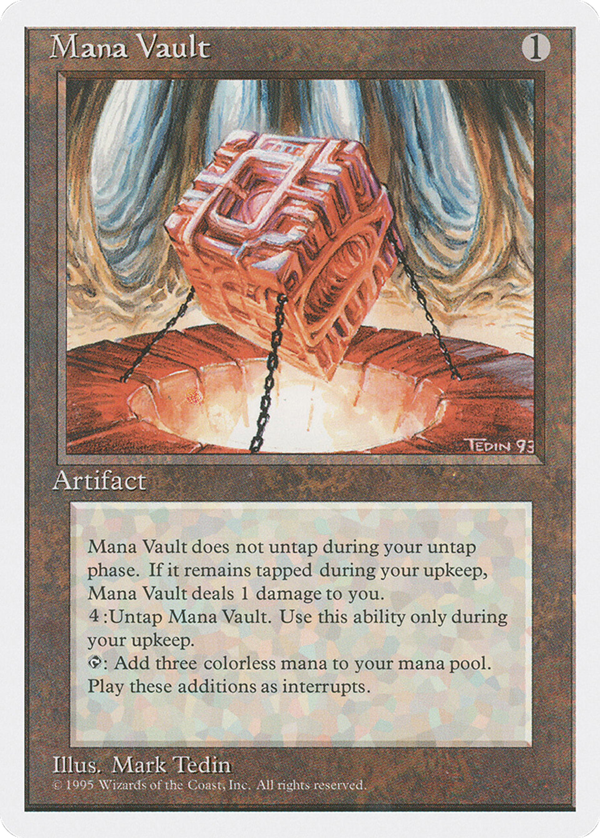 Mana Vault — Fourth Edition — Magic: The Gathering