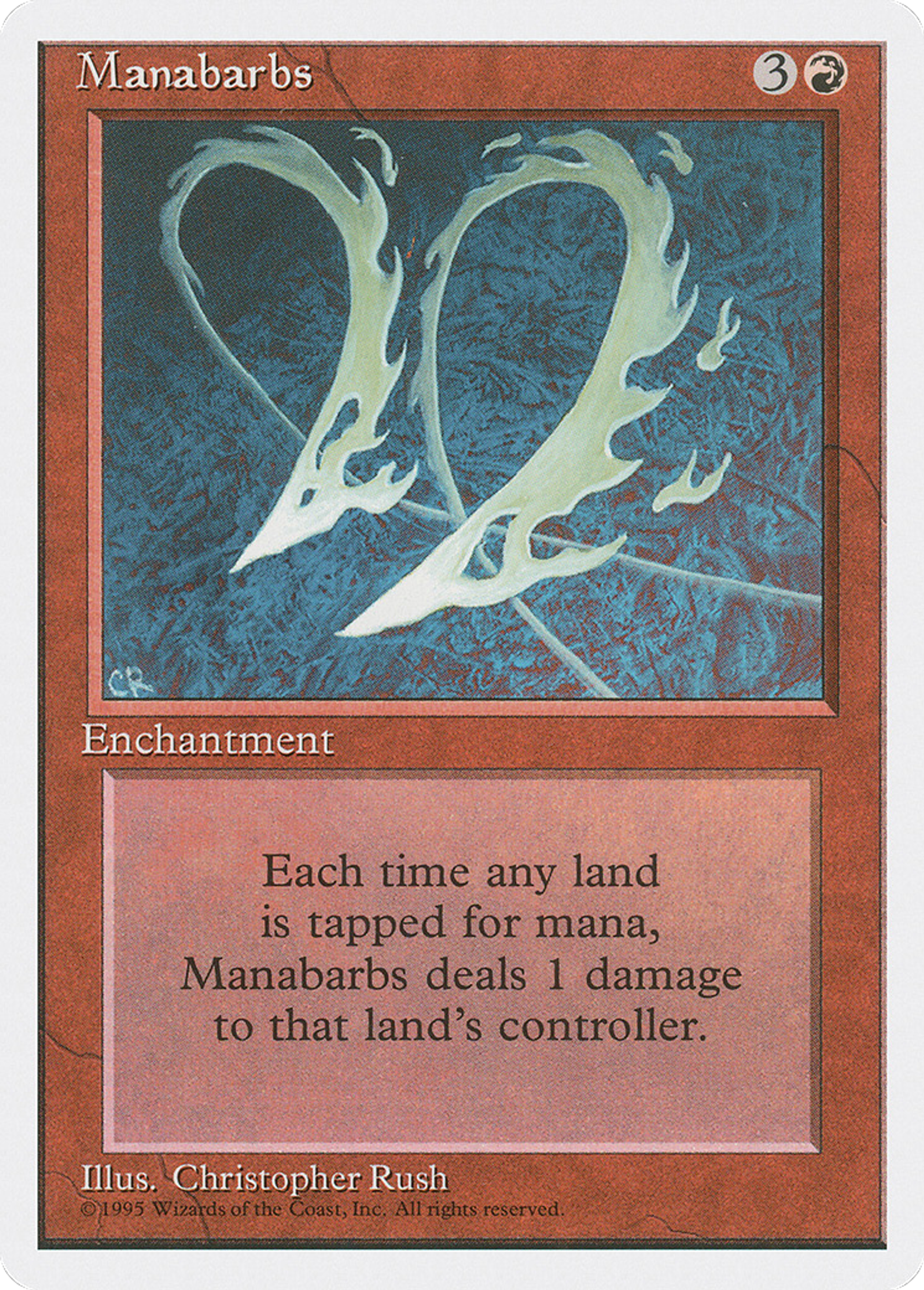 Manabarbs — Fourth Edition — Magic: The Gathering