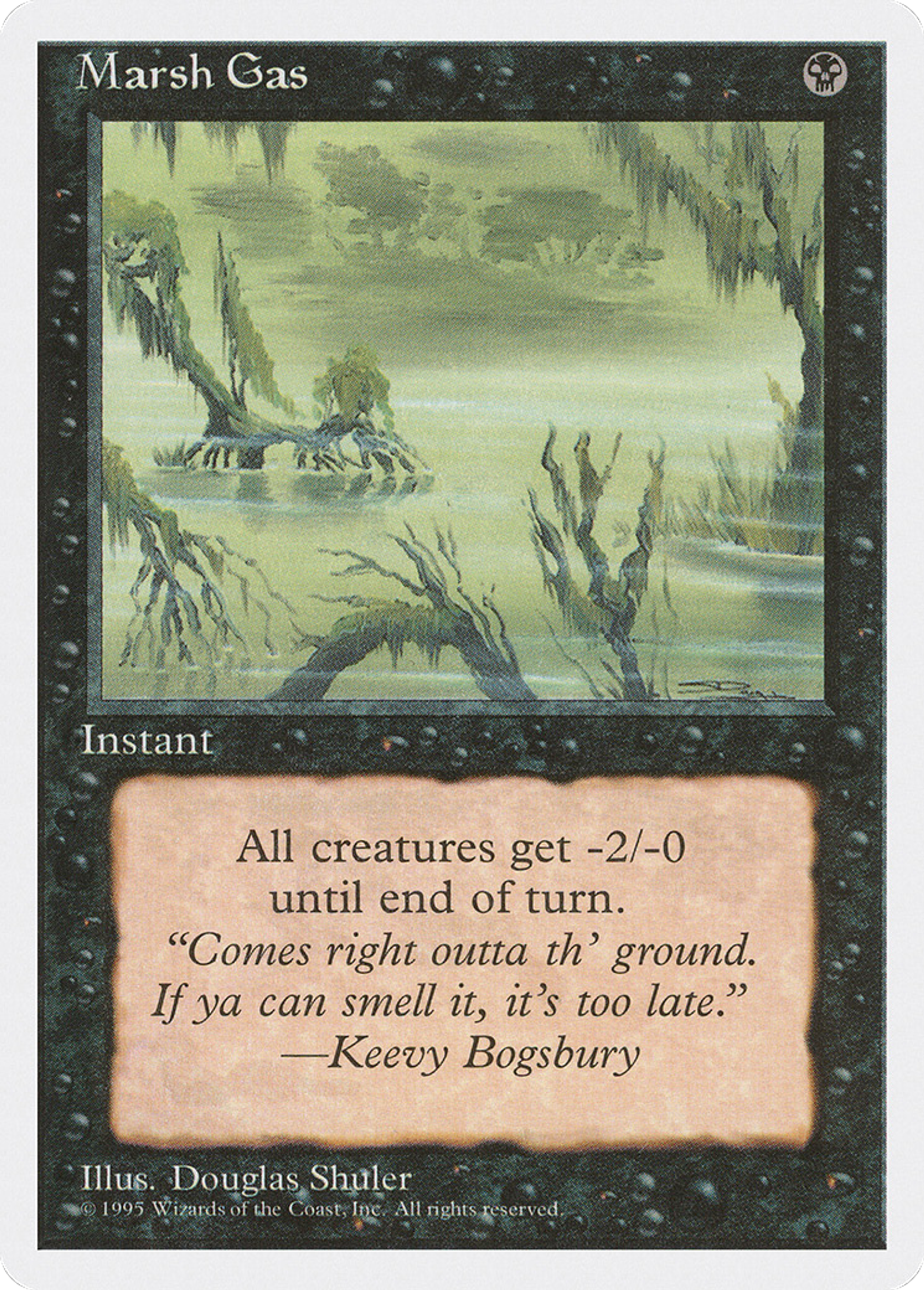Marsh Gas — Fourth Edition — Magic: The Gathering