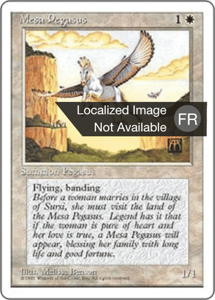 Pégase de Mesa — Fourth Edition — Magic: The Gathering