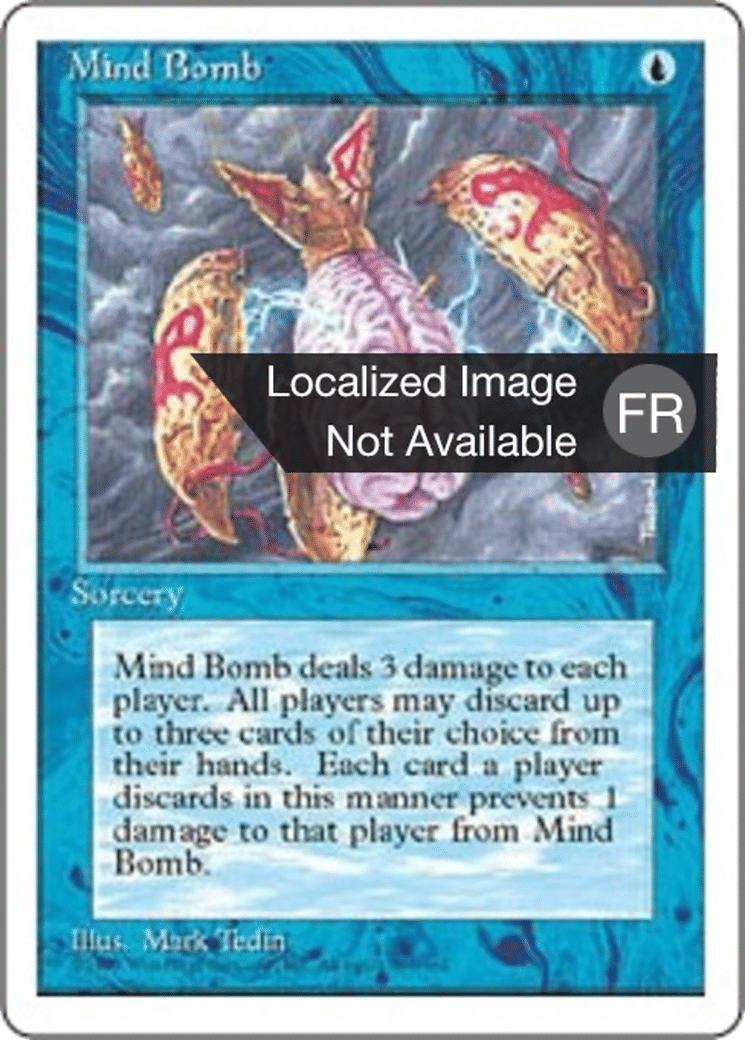 Bombe cérébrale — Fourth Edition — Magic: The Gathering