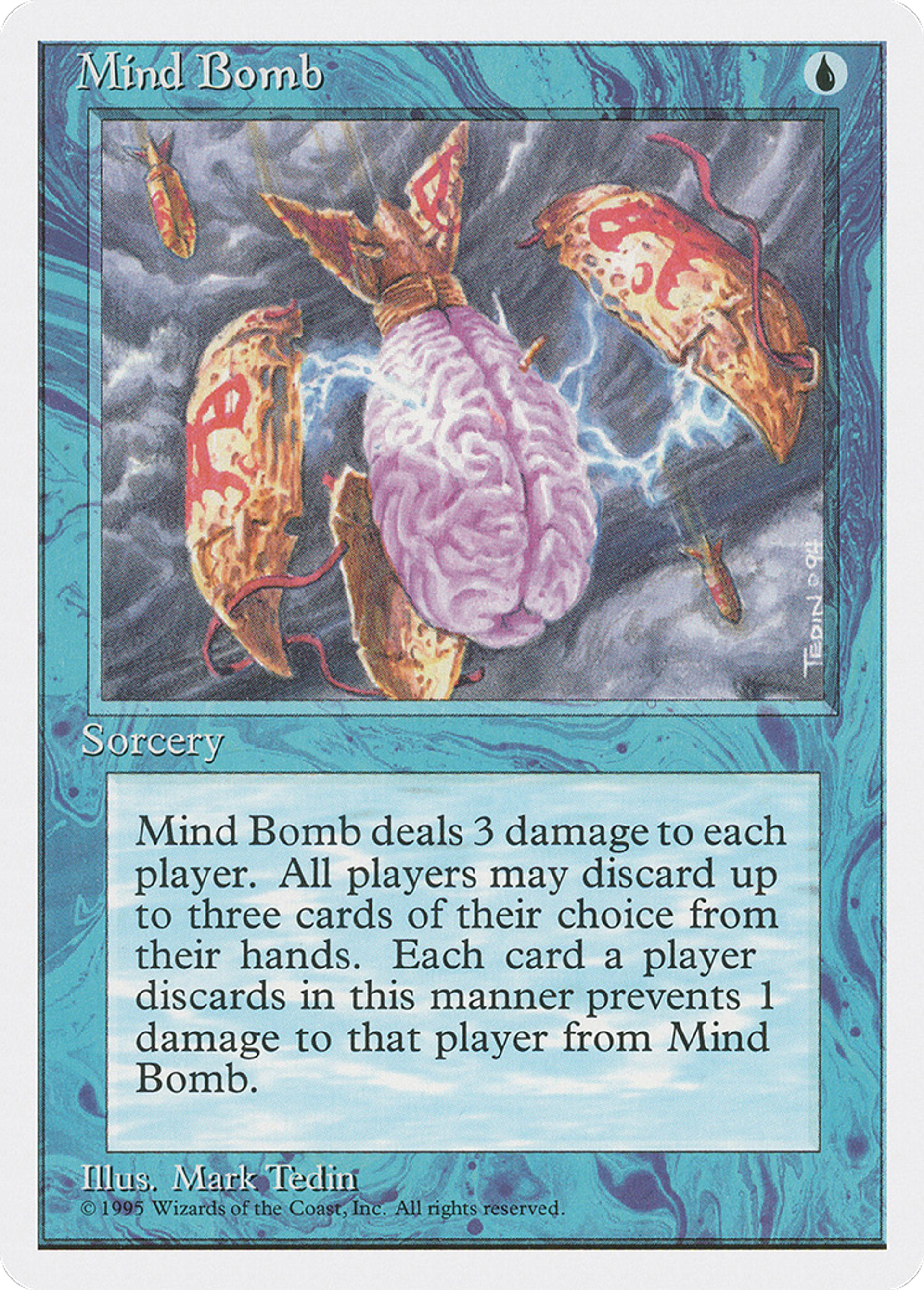 Mind Bomb — Fourth Edition — Magic: The Gathering