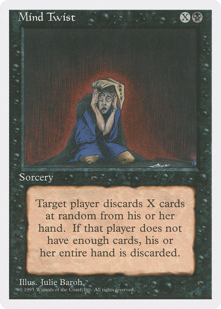 Mind Twist — Fourth Edition — Magic: The Gathering