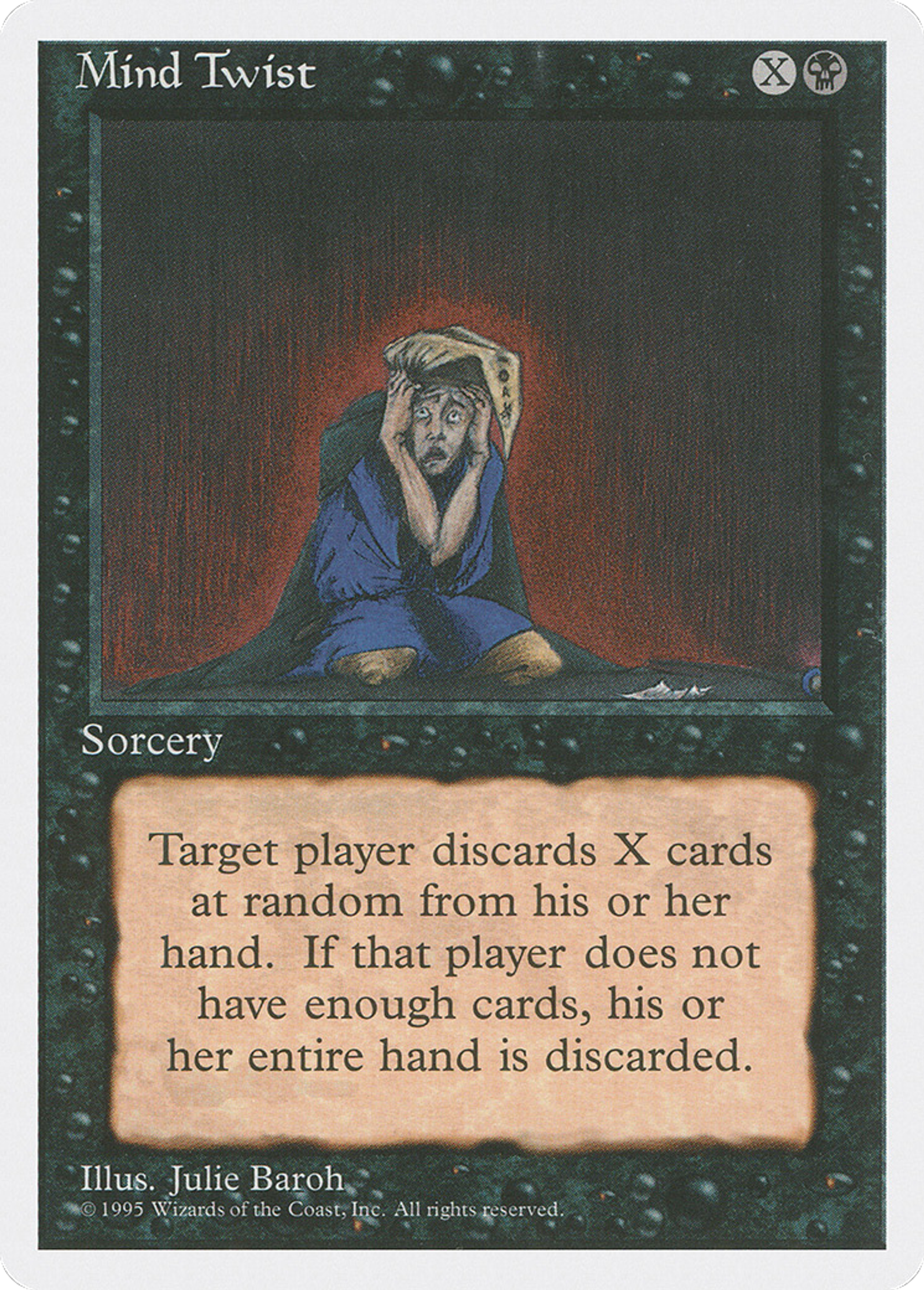 Mind Twist — Fourth Edition — Magic: The Gathering