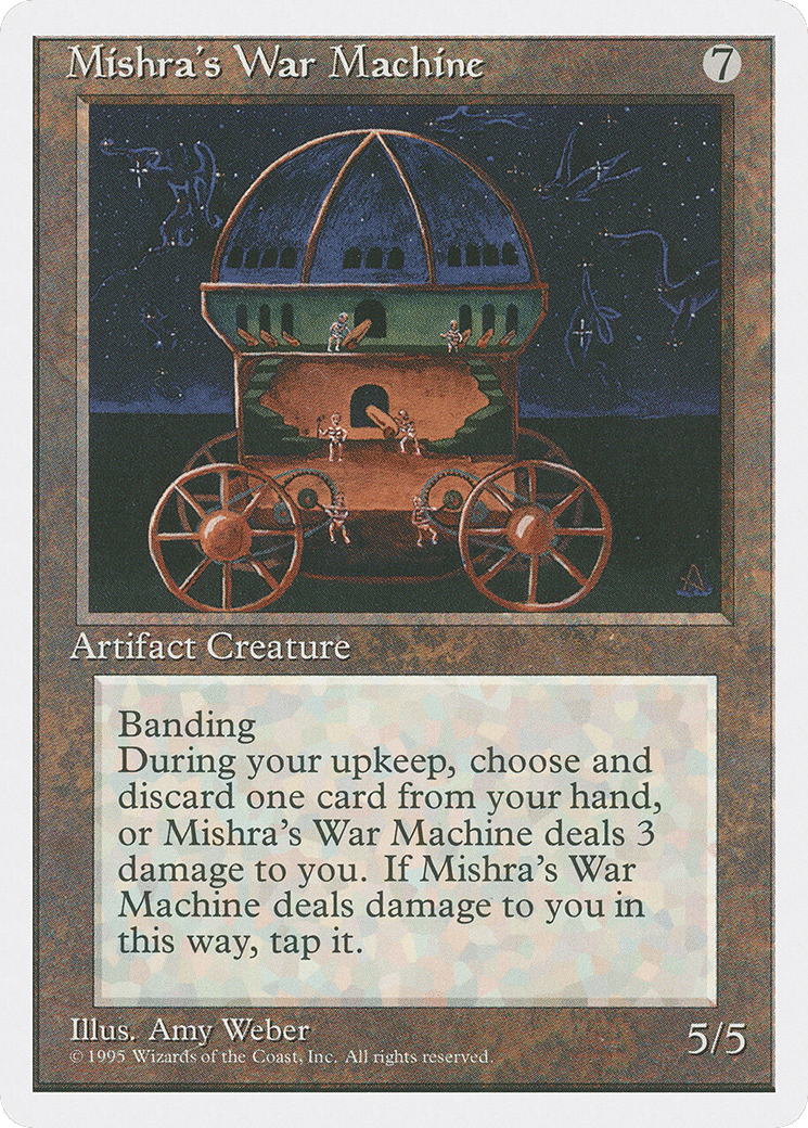 Mishra's War Machine — Fourth Edition — Magic: The Gathering