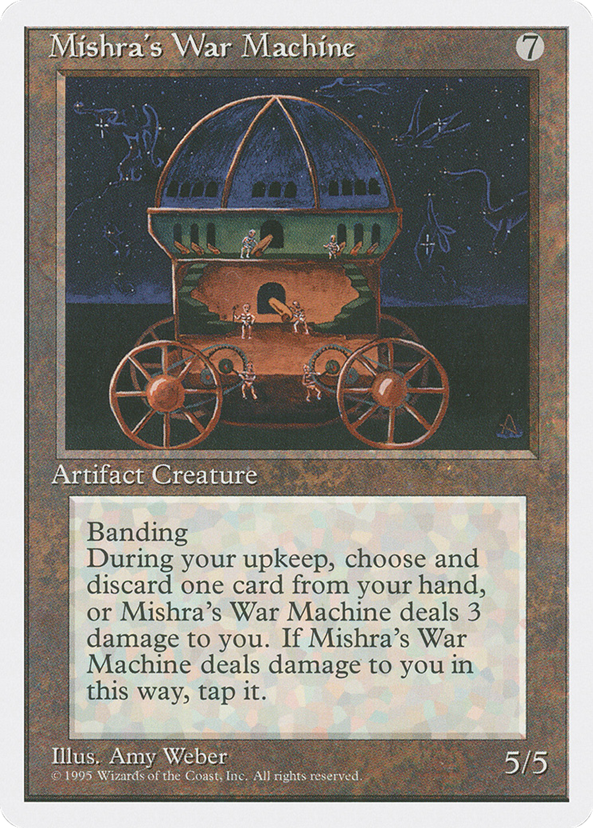 Mishra's War Machine — Fourth Edition — Magic: The Gathering