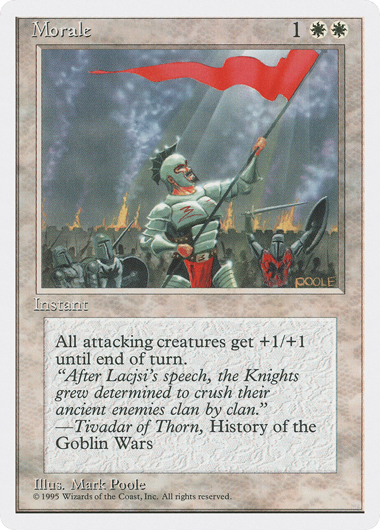 Morale — Fourth Edition — Magic: The Gathering