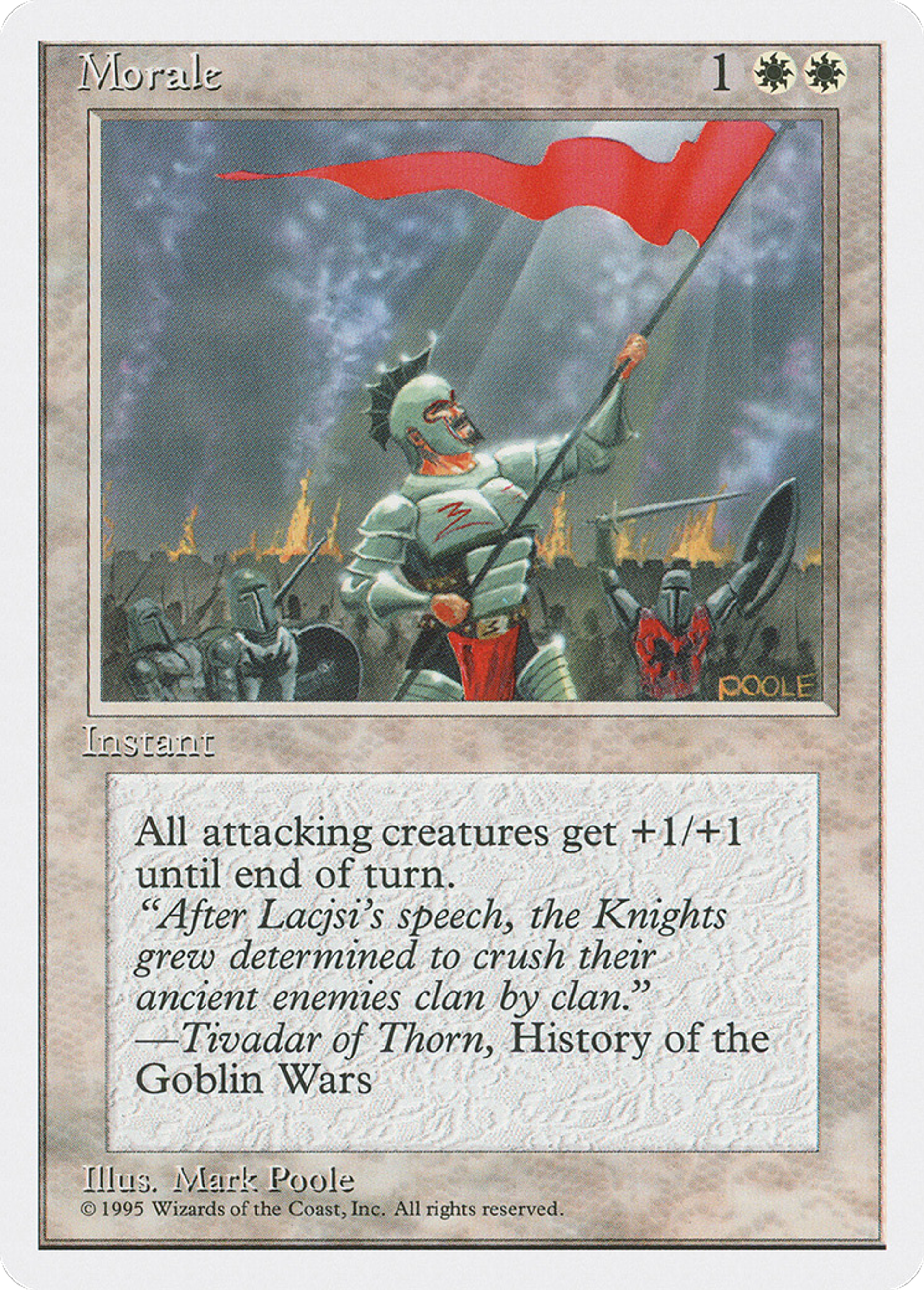 Morale — Fourth Edition — Magic: The Gathering