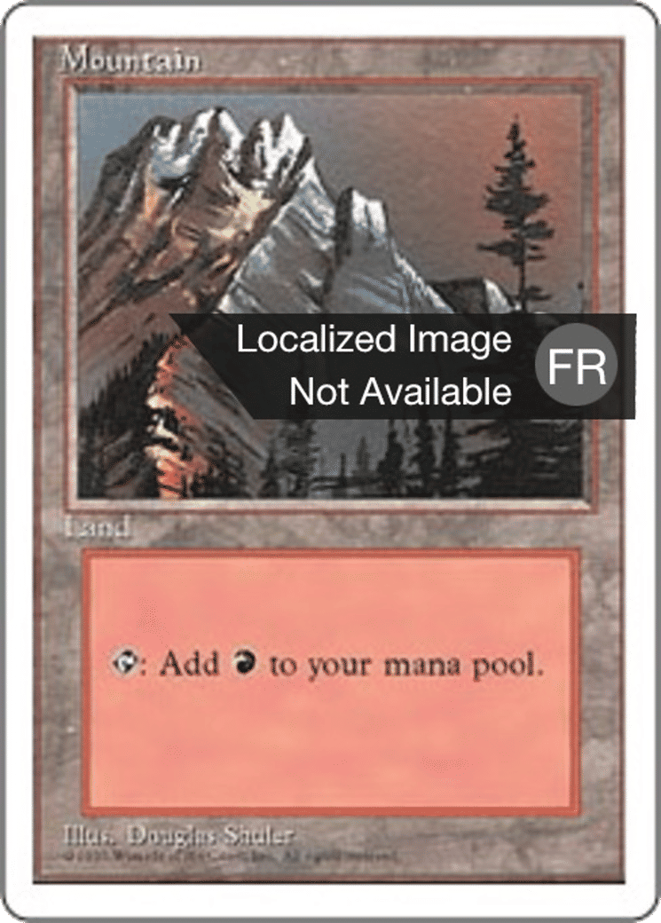 Montagne — Fourth Edition — Magic: The Gathering