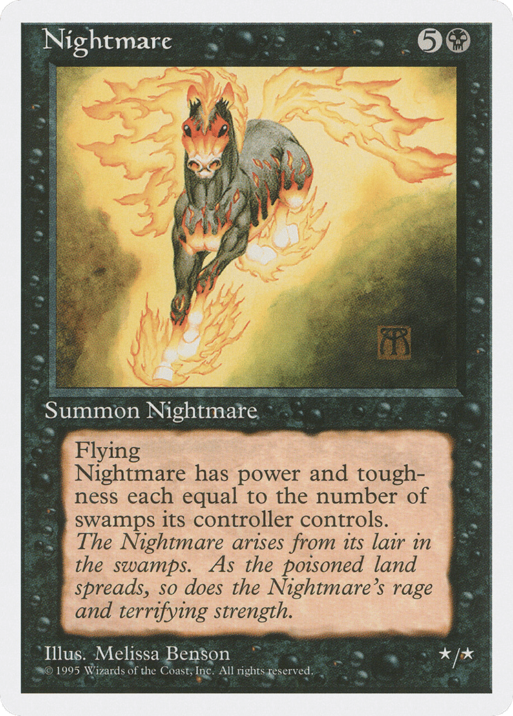 Nightmare — Fourth Edition — Magic: The Gathering