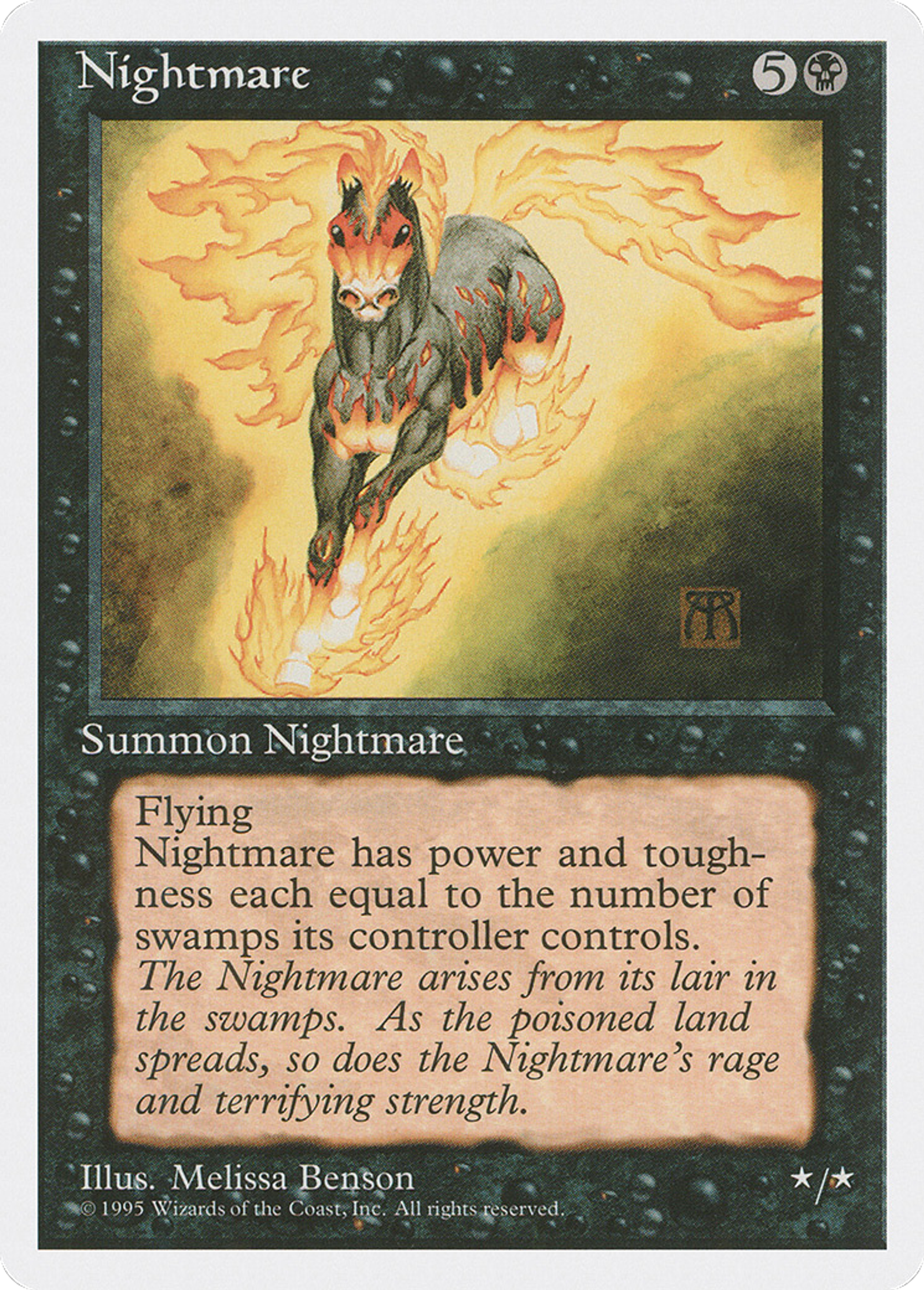 Nightmare — Fourth Edition — Magic: The Gathering