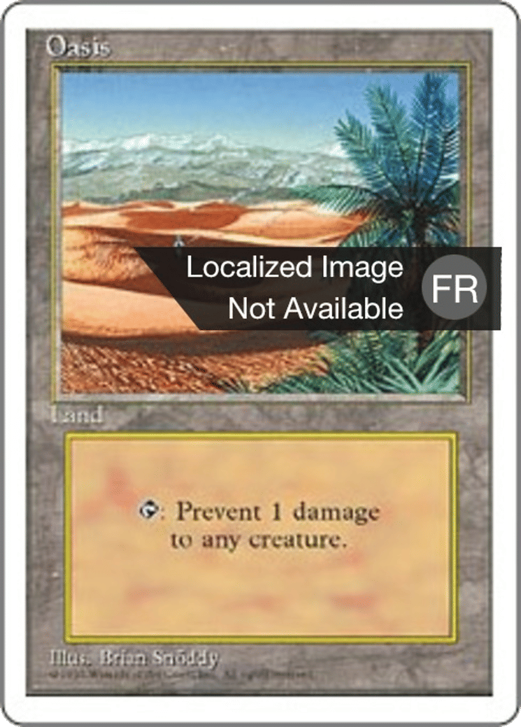 Oasis — Fourth Edition — Magic: The Gathering