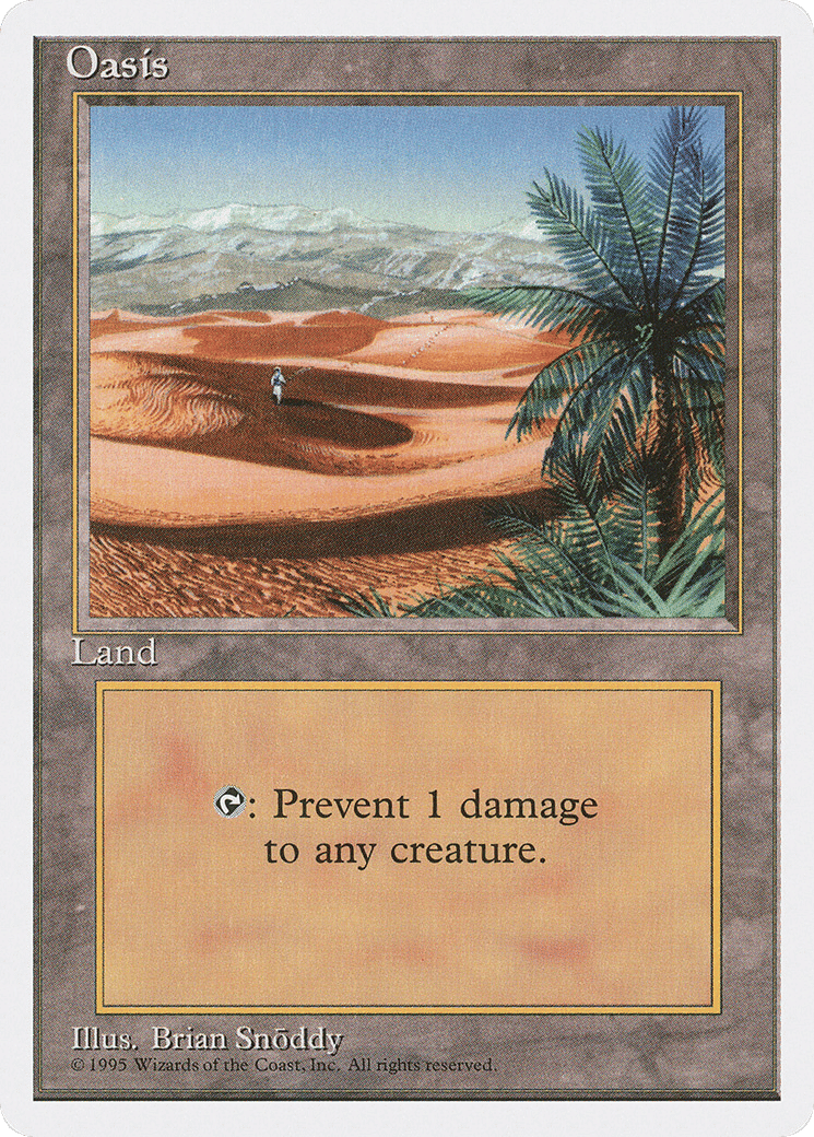 Oasis — Fourth Edition — Magic: The Gathering