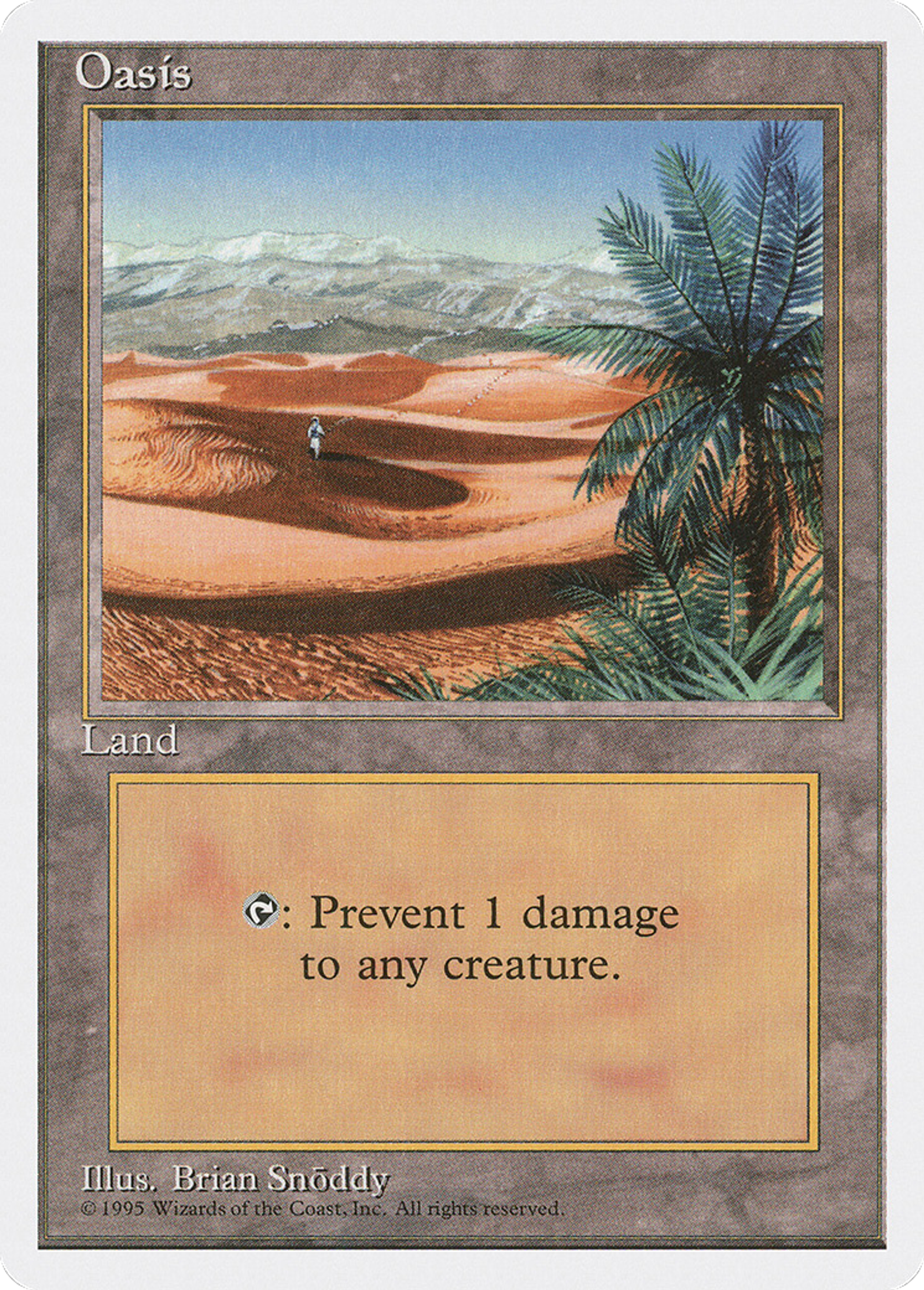 Oasis — Fourth Edition — Magic: The Gathering