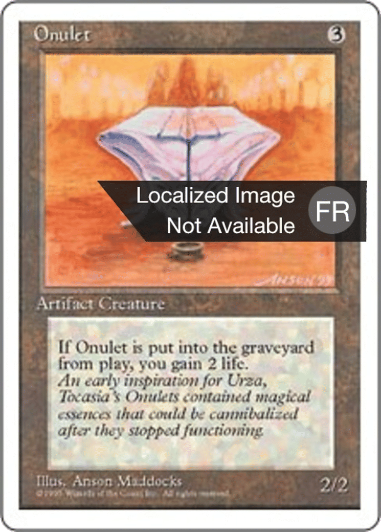 Onulet — Fourth Edition — Magic: The Gathering