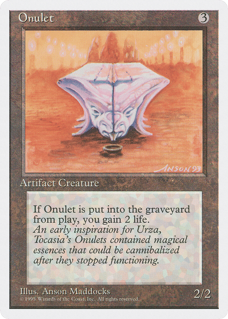 Onulet — Fourth Edition — Magic: The Gathering