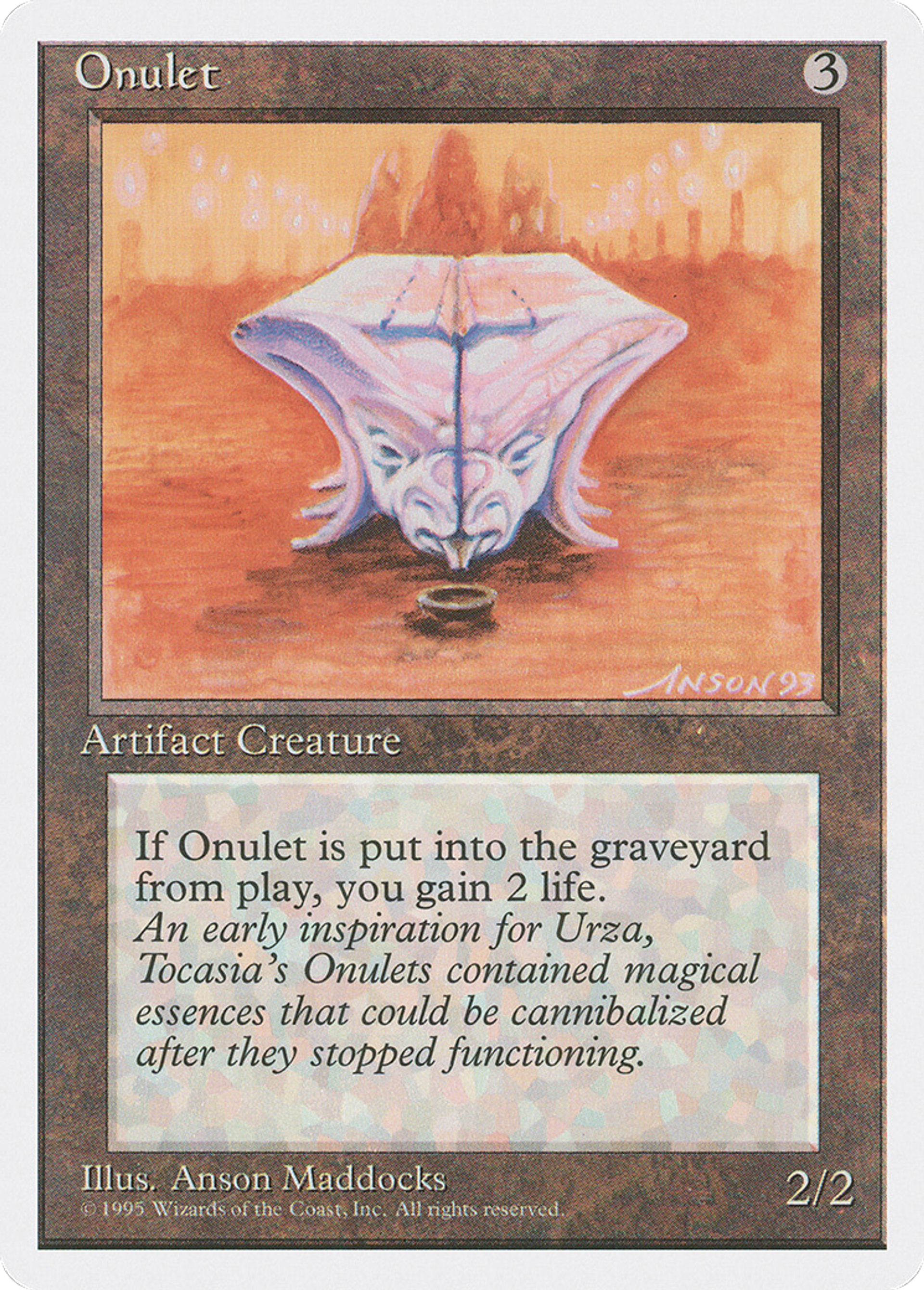 Onulet — Fourth Edition — Magic: The Gathering