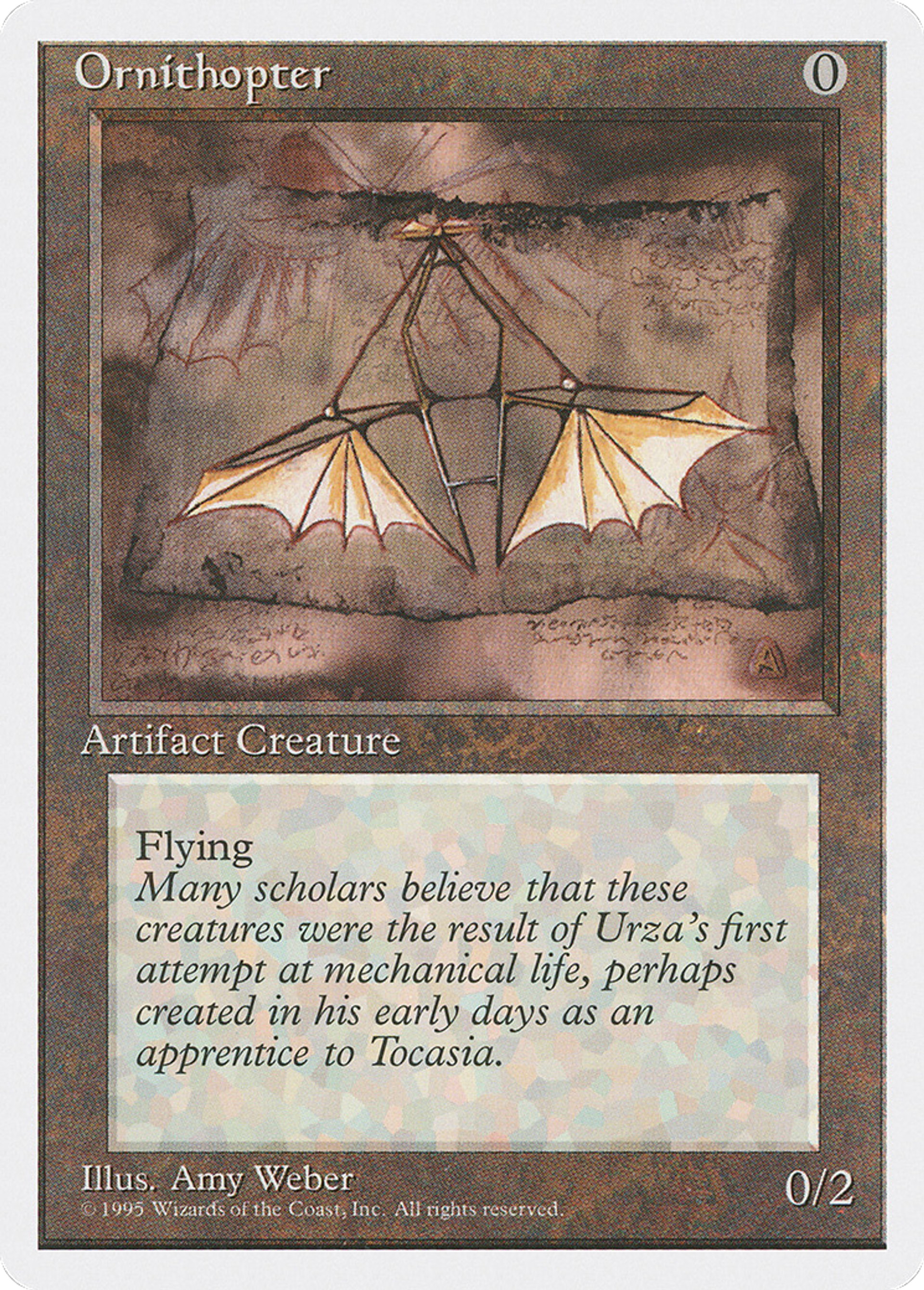 Ornithopter — Fourth Edition — Magic: The Gathering