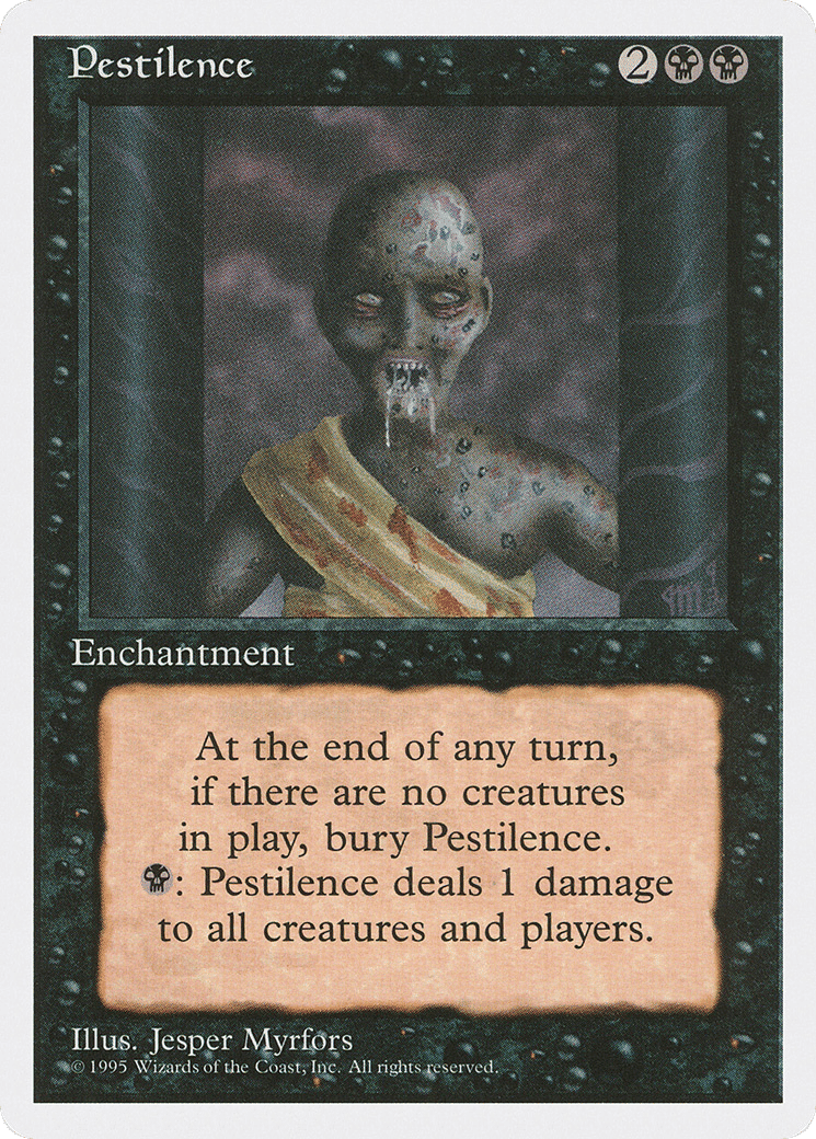 Pestilence — Fourth Edition — Magic: The Gathering