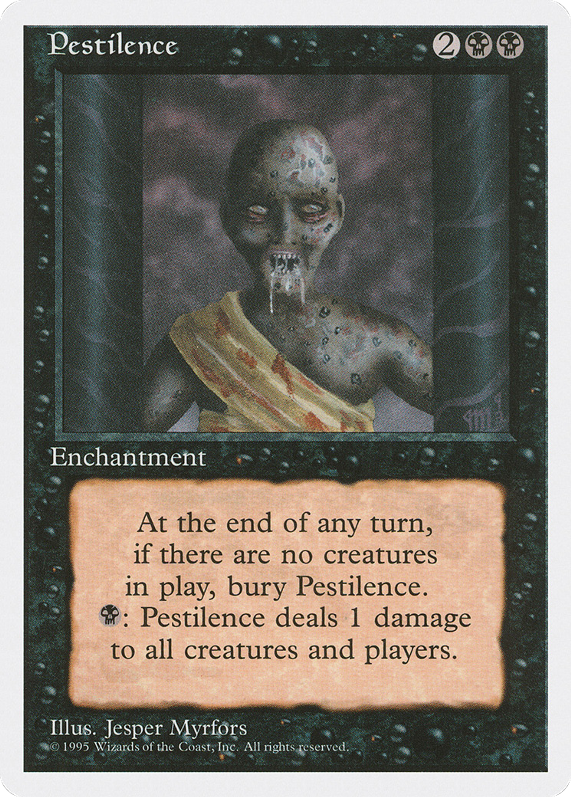 Pestilence — Fourth Edition — Magic: The Gathering