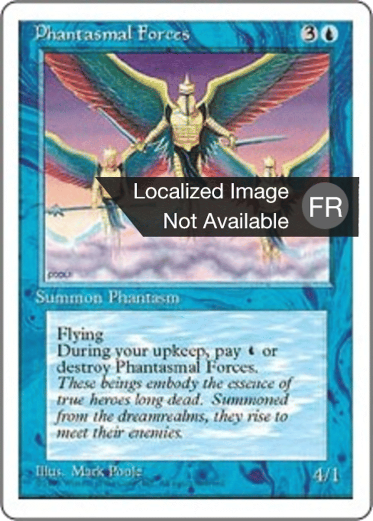 Forces phantasmatiques — Fourth Edition — Magic: The Gathering