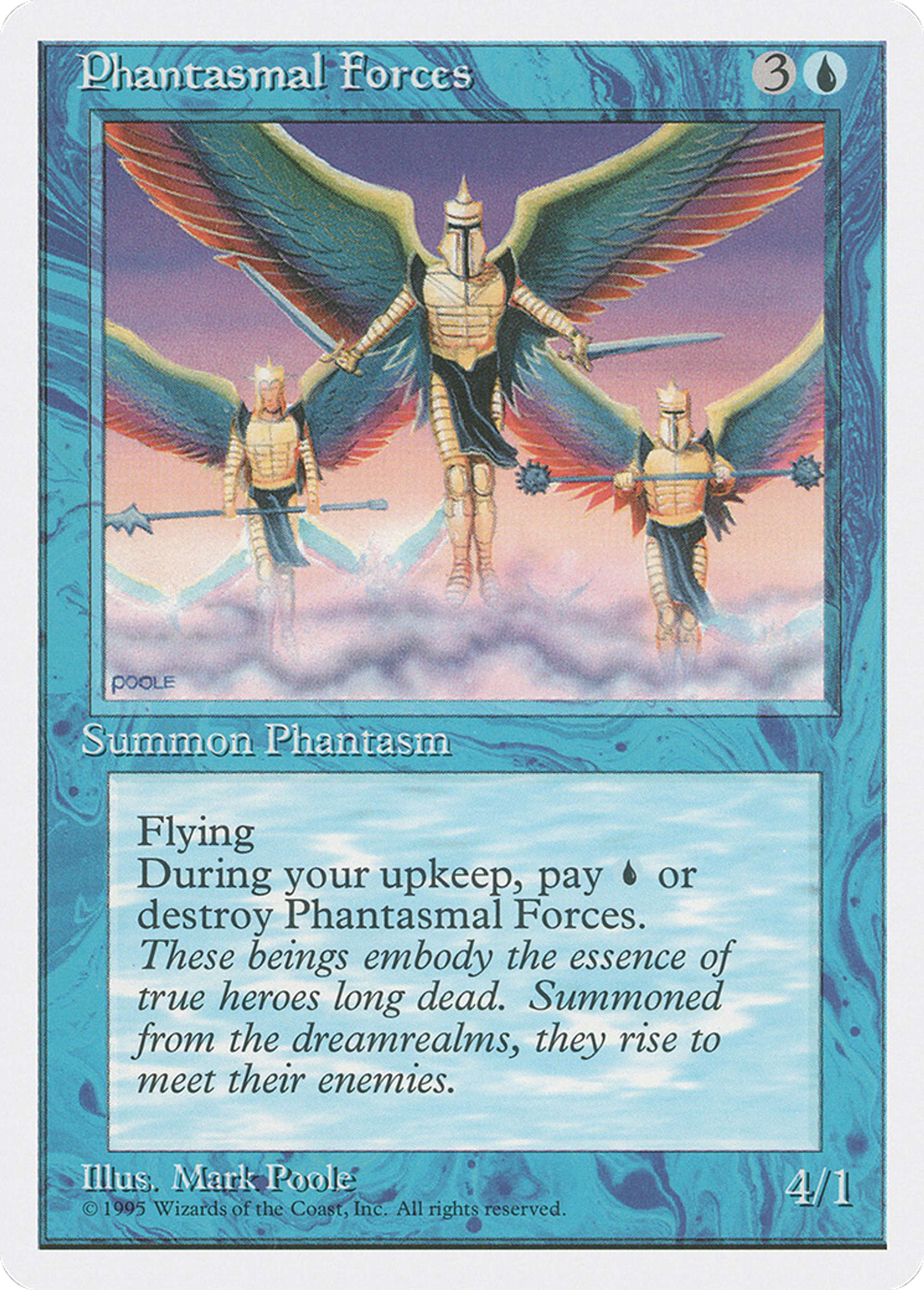 Phantasmal Forces — Fourth Edition — Magic: The Gathering