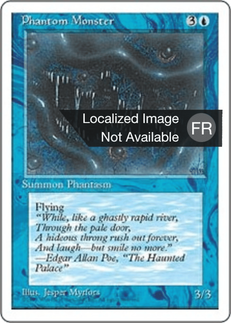 Monstre fantomatique — Fourth Edition — Magic: The Gathering