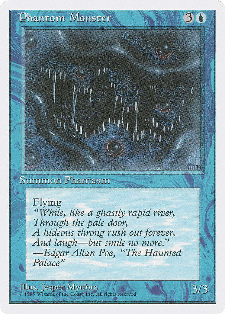 Phantom Monster — Fourth Edition — Magic: The Gathering