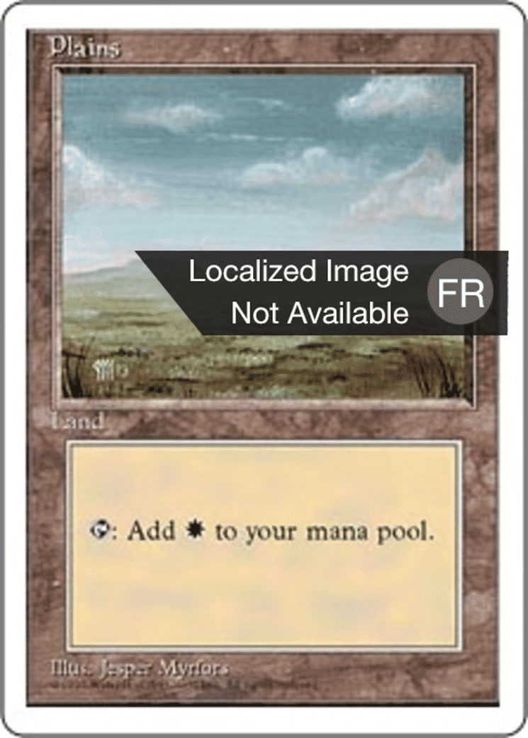 Plaine — Fourth Edition — Magic: The Gathering