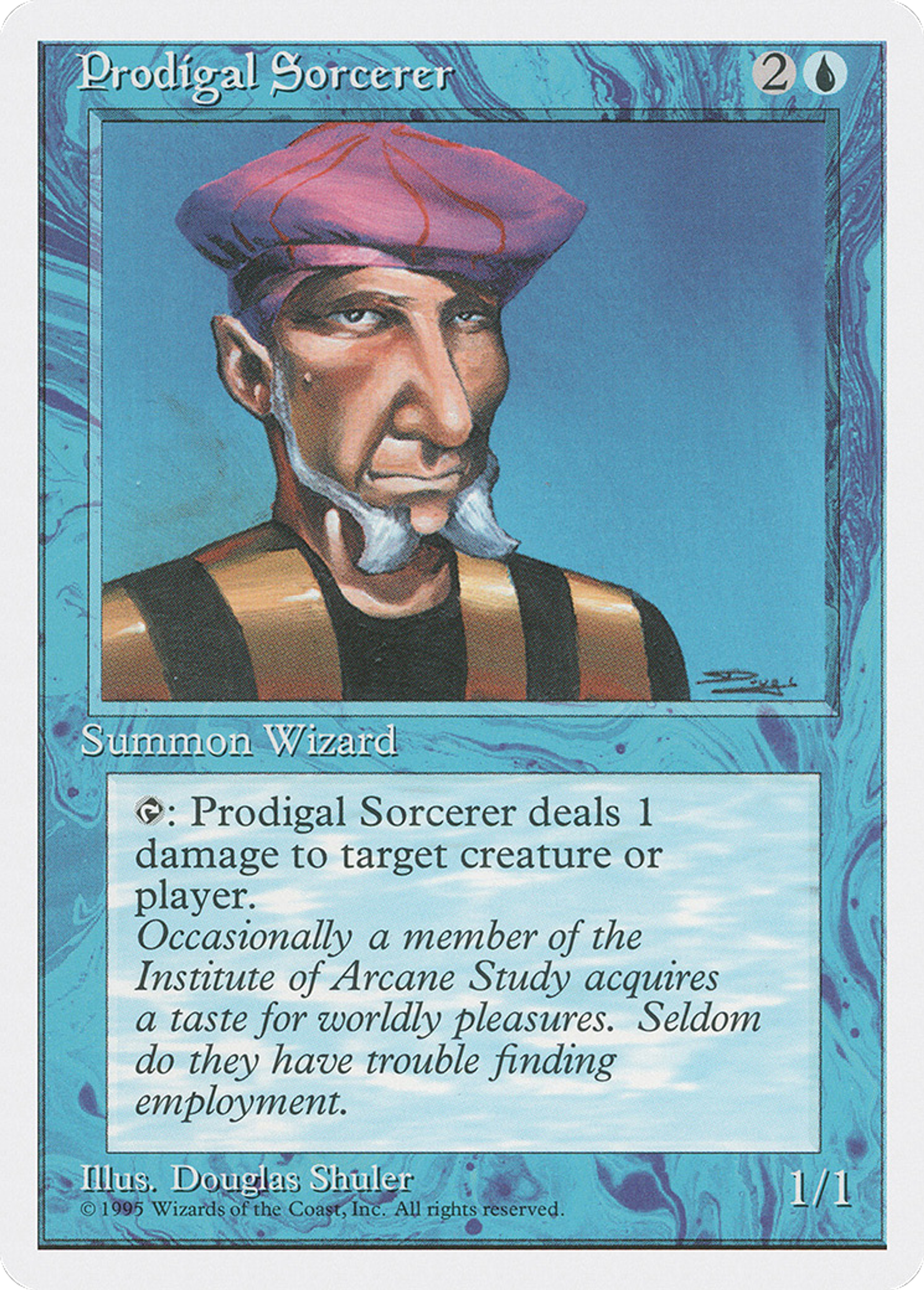 Prodigal Sorcerer — Fourth Edition — Magic: The Gathering
