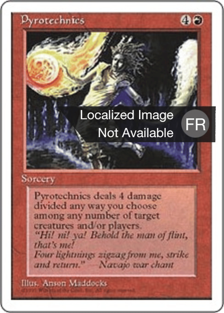 Pyrotechnie — Fourth Edition — Magic: The Gathering