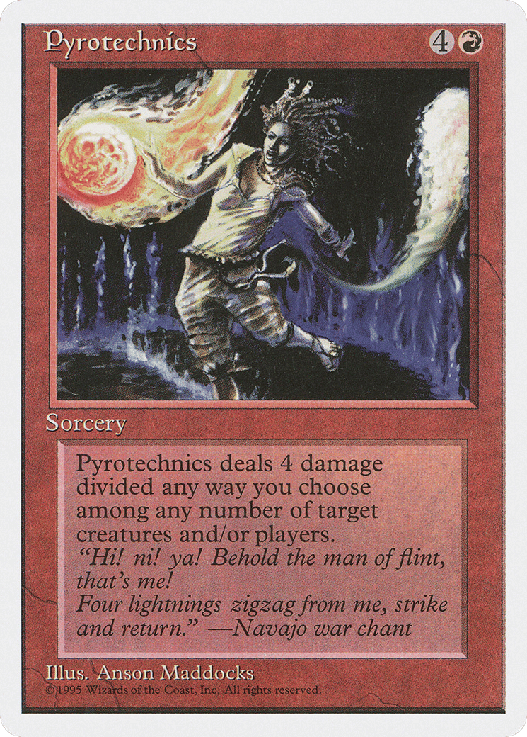 Pyrotechnics — Fourth Edition — Magic: The Gathering