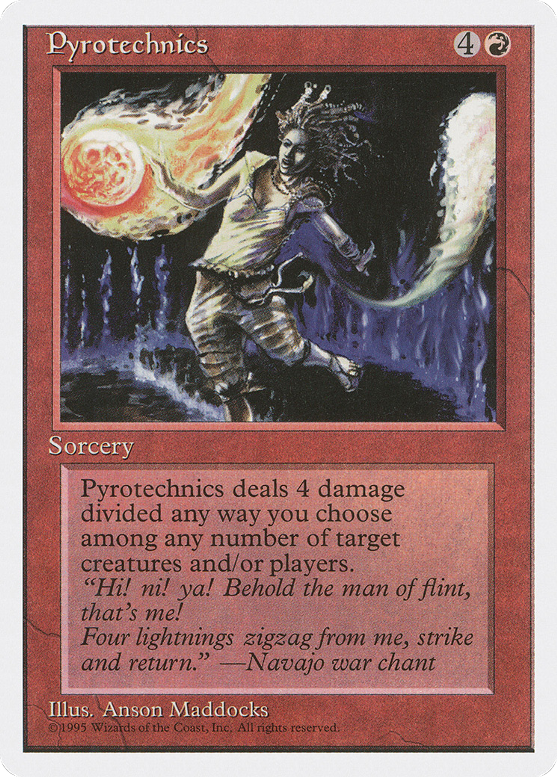 Pyrotechnics — Fourth Edition — Magic: The Gathering