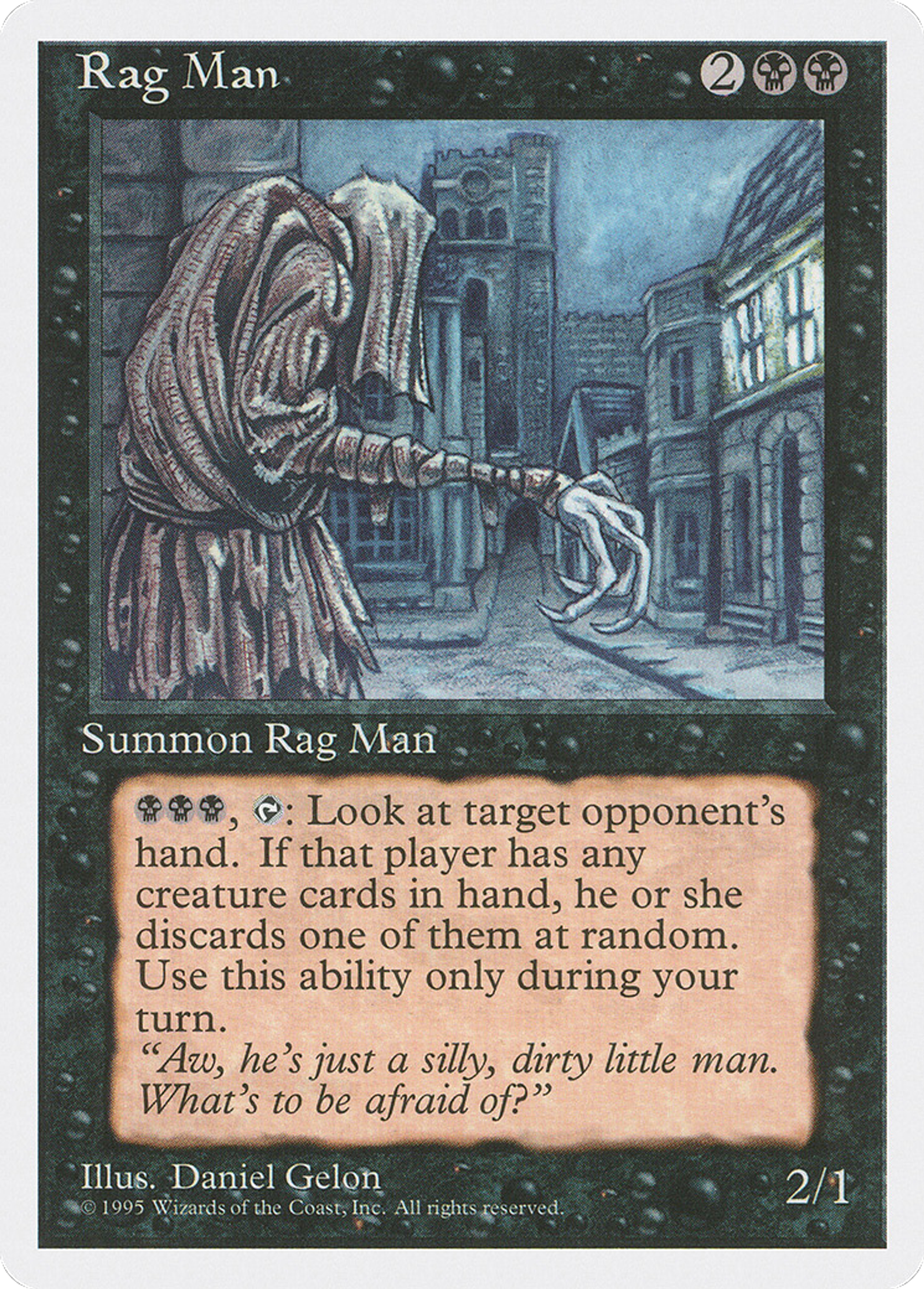 Rag Man — Fourth Edition — Magic: The Gathering