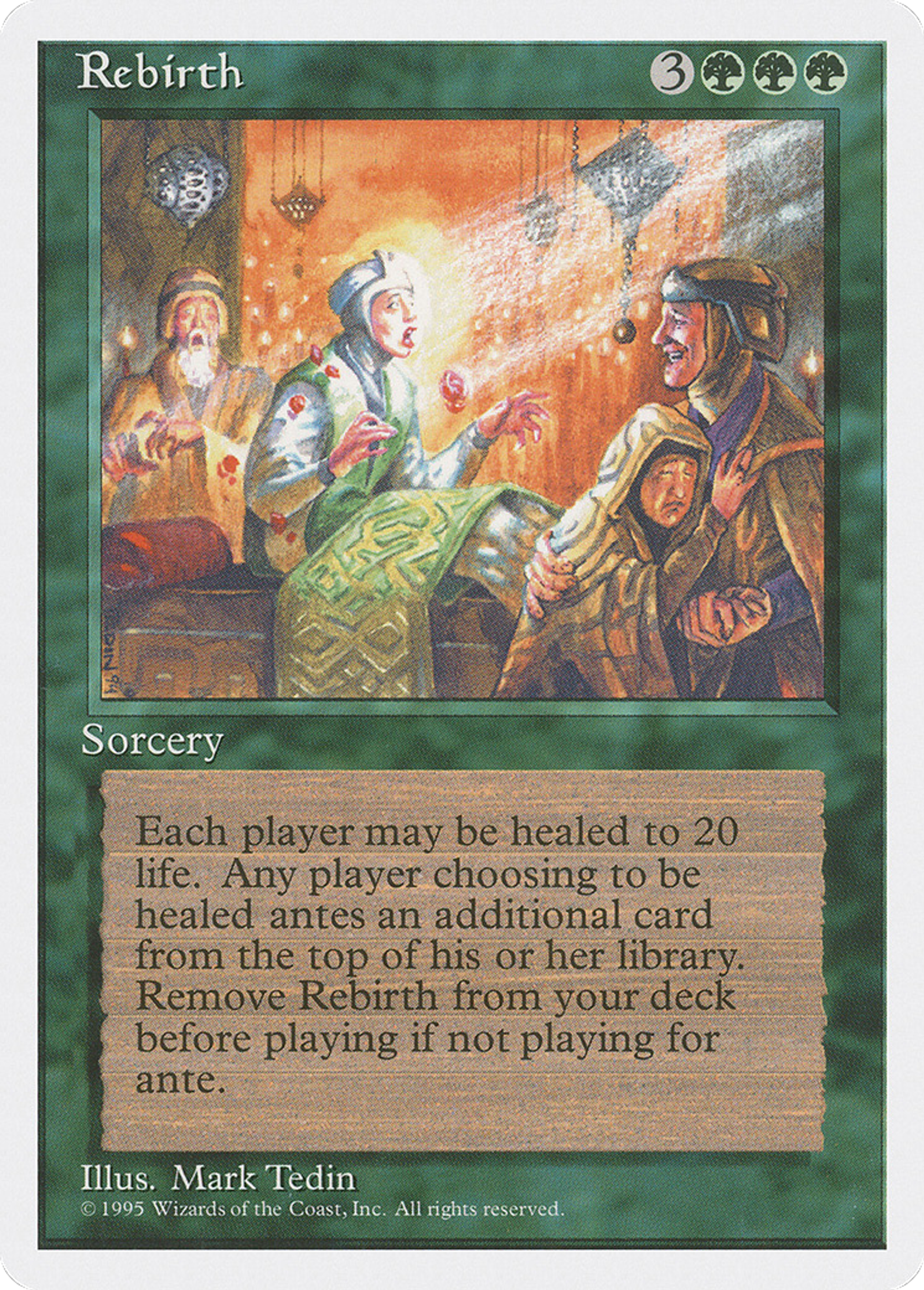 Rebirth — Fourth Edition — Magic: The Gathering