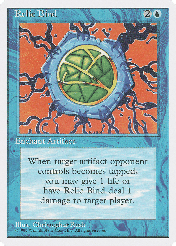 Relic Bind — Fourth Edition — Magic: The Gathering