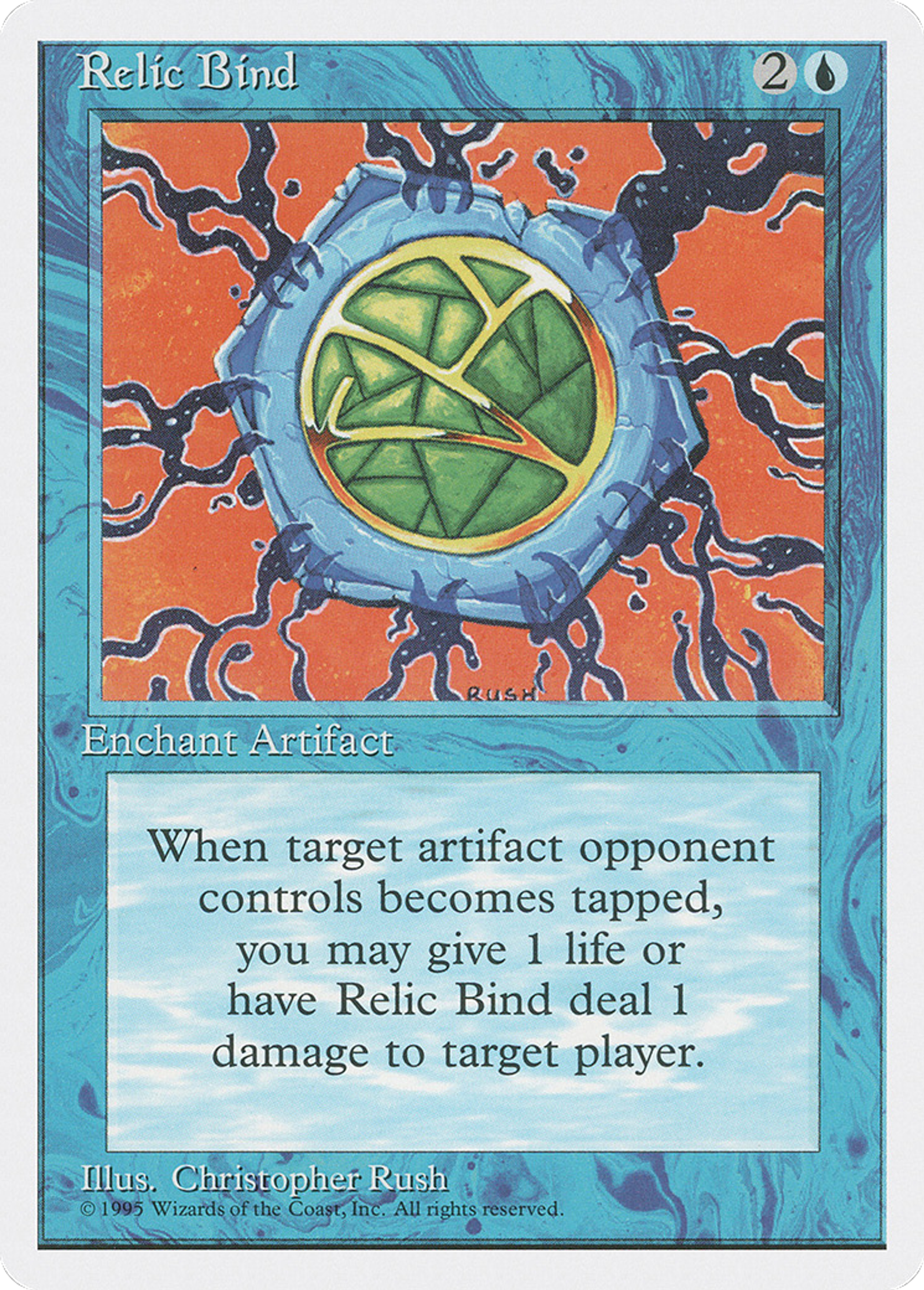Relic Bind — Fourth Edition — Magic: The Gathering