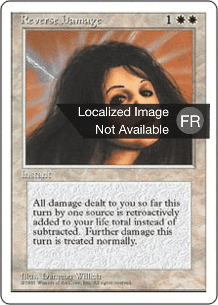 Inversion des dégâts — Fourth Edition — Magic: The Gathering
